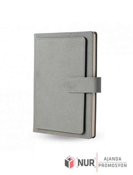 Çift Kapaklı Termo Deri Tarihsiz Defter 